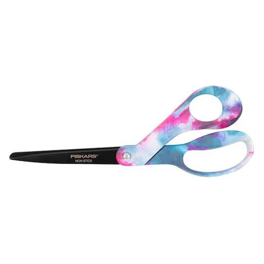 Fiskars&#xAE; 8&#x22; Blue &#x26; Pink Tie Dye Scissors